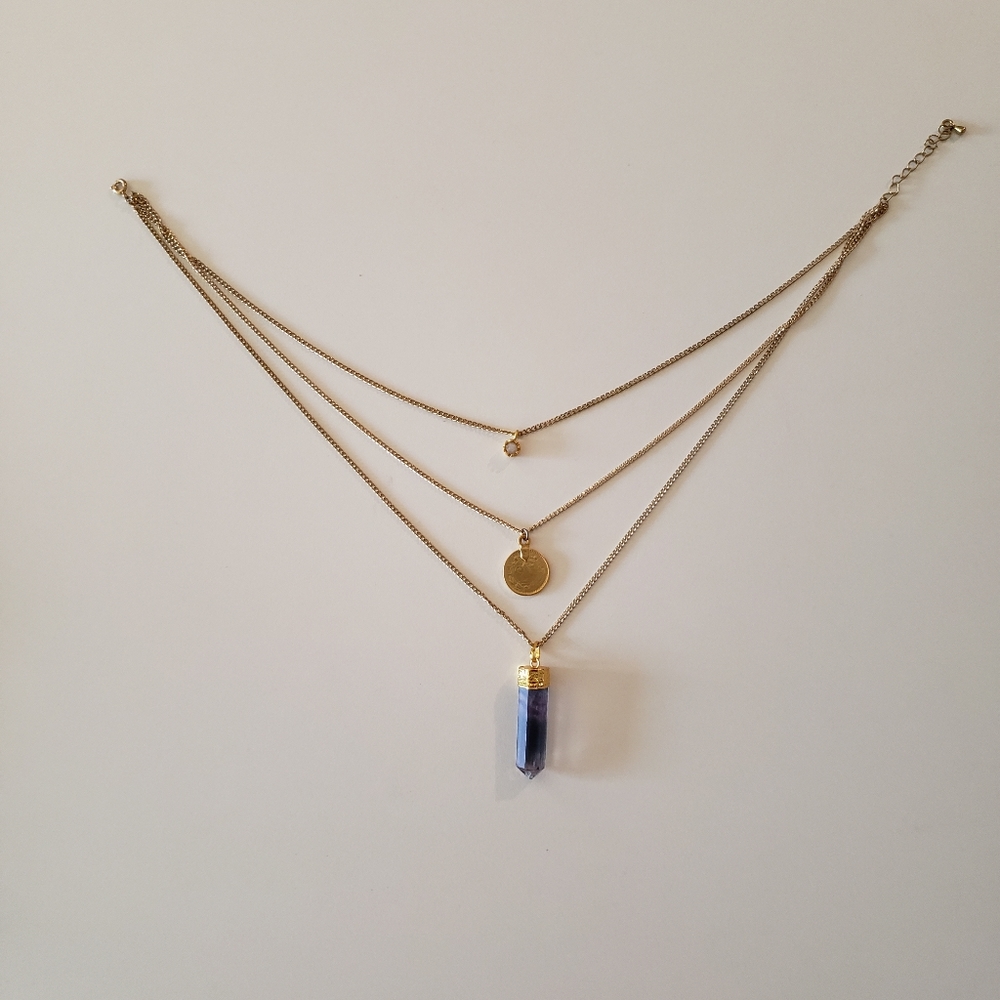 3 Chain Gold Necklace